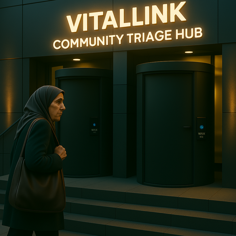 Vitallink: A Model for Inclusive, AI-Integrated Triage Pods.
