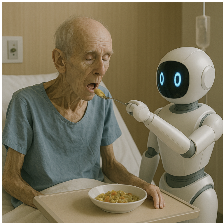 Assisted-Feeding Robots in Hospital